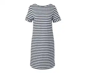 Jerseykleid, gestreift
