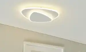 KHG LED-Deckenleuchte, weiß `Ovale`