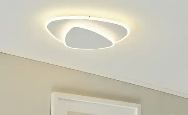 Bild 1 von KHG LED-Deckenleuchte, weiß `Ovale`
