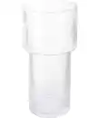 Bild 1 von Glasvase mit Rillen, transparent