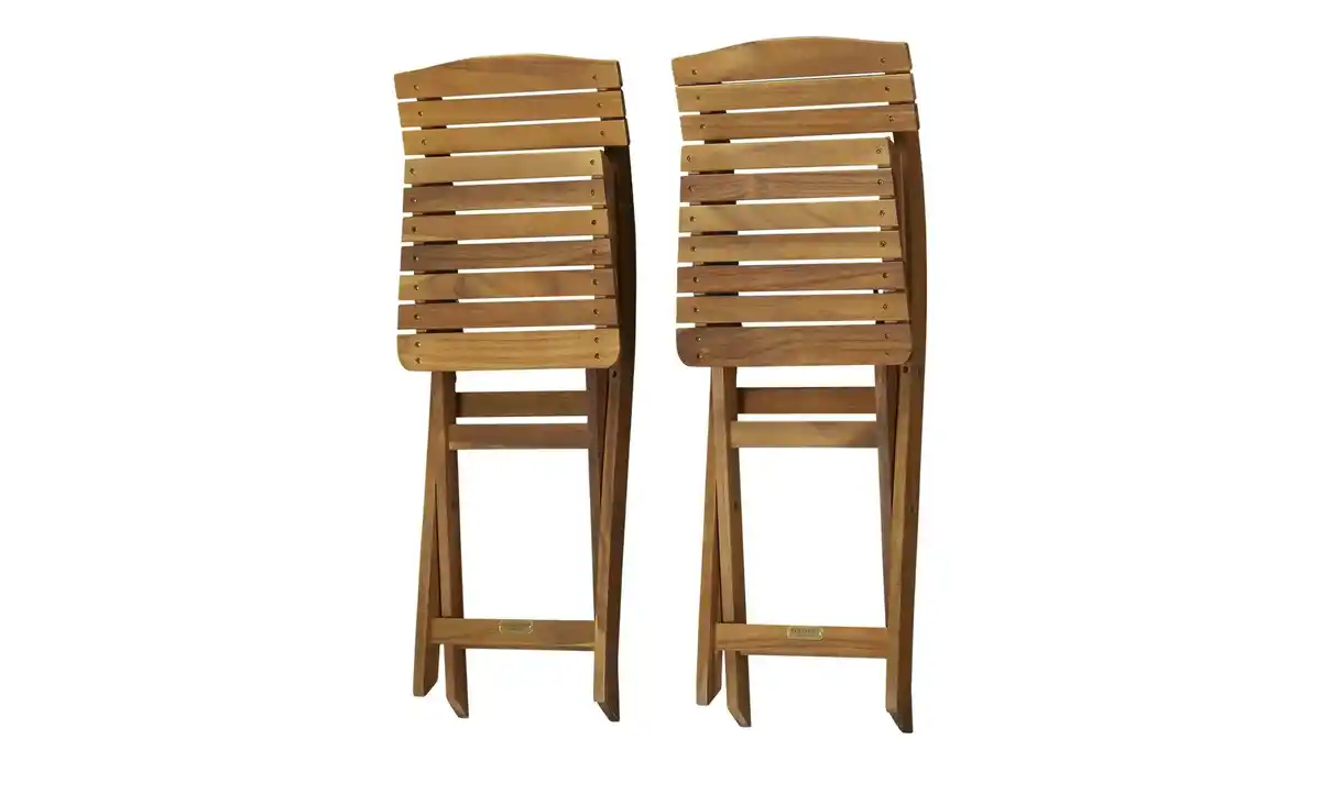 Bild 2 von Balkonklappstuhl 2er-Set aus Akazienholz Java