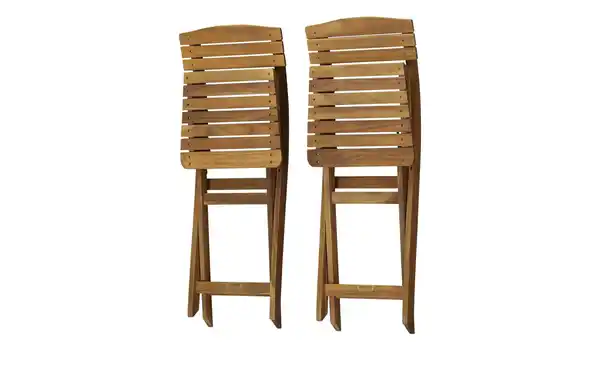 Bild 2 von Balkonklappstuhl 2er-Set aus Akazienholz Java