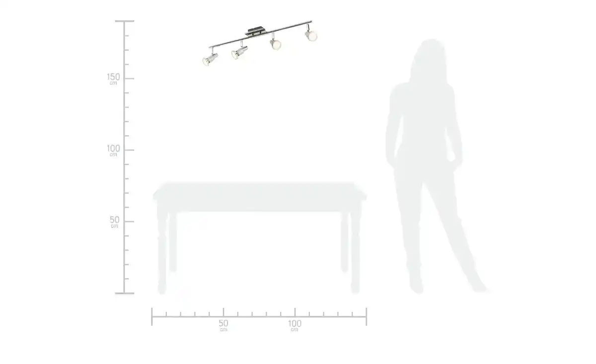 Bild 3 von KHG LED-Deckenstrahler mit 4 schwenkbaren Spots