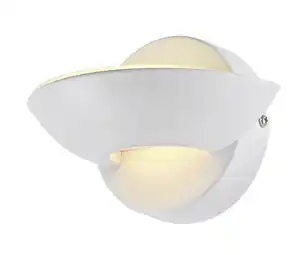 LED-Wandleuchte 76003 in Weiß max. 3 Watt Wandlampe, Weiß