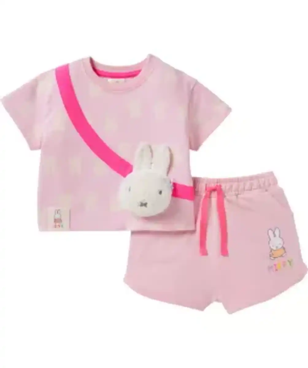 Bild 1 von Miffy T-Shirt + Shorts, rosa