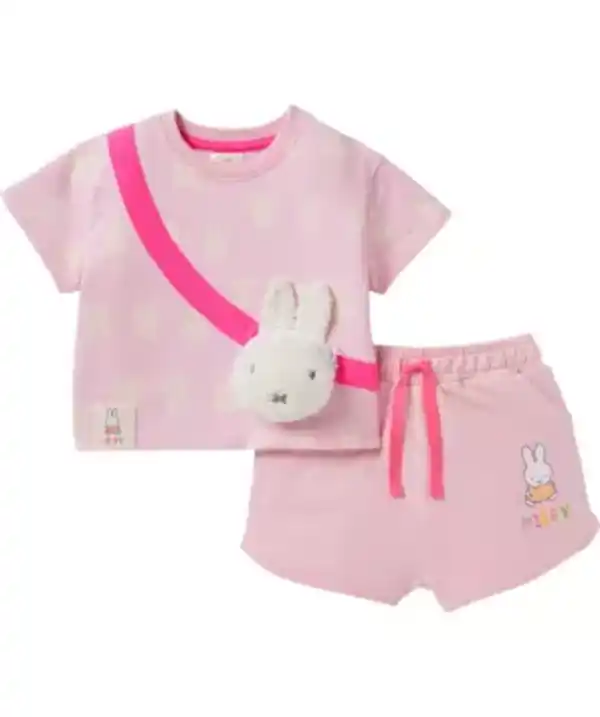Bild 1 von Miffy T-Shirt + Shorts, rosa