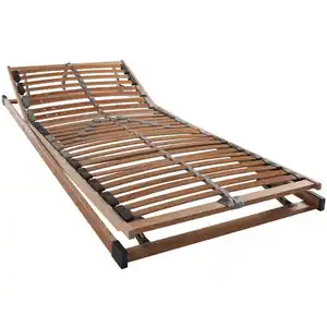 Sleeptex Lattenrost, Holz, Birke, Schichtholz, 5-Zonen, 90x200 cm, Über- und Sondergrößen erhältlich, Federholzleisten verleimt, Mittelgurt, individuelle Liegehärteeinstellung, verstellbar, Schl