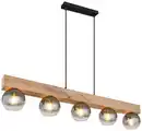Bild 1 von Hängeleuchte Moitas max. 40 Watt, Naturfarben, Schwarz