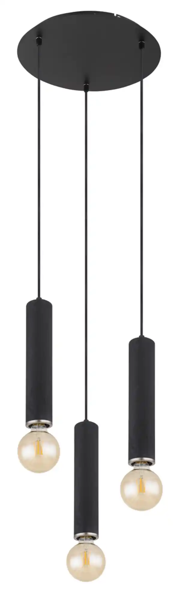 Bild 1 von Hängeleuchte Marion in Schwarz max. 60 Watt, Nickelfarben, Schwarz