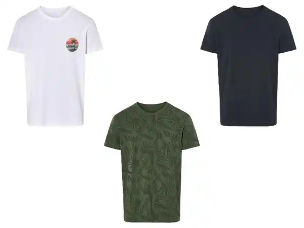 Bild 2 von LIVERGY® Herren T-Shirt, aus reiner Baumwolle