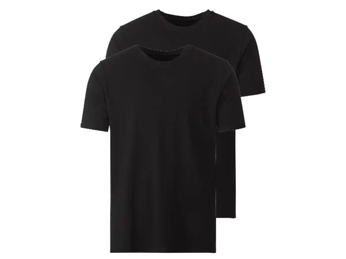 Bild 3 von MEXX Herren Unterhemd-T-Shirt, 2 Stück, hoher Baumwollanteil