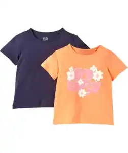 Coole T-Shirts, apricot/dunkelblau