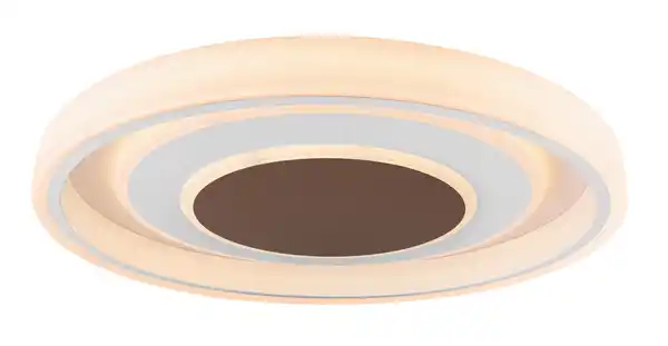 Bild 1 von LED-Deckenleuchte in Braun max. 75 Watt Deckenlampe, Braun, Opal, Weiß