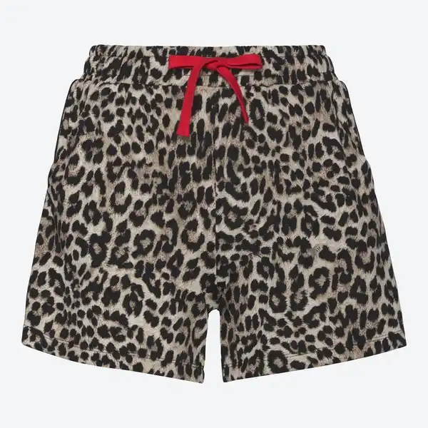 Bild 3 von Damen-Shorts mit Streifenborte und Leo-Muster