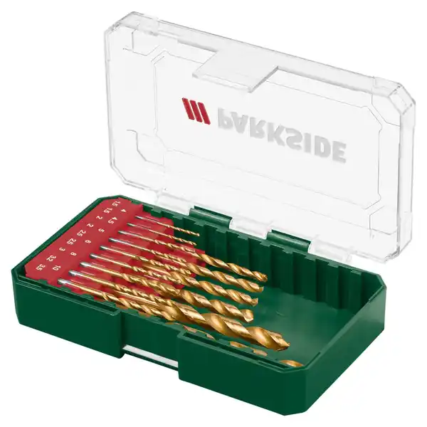 Bild 1 von PARKSIDE® HSS-Spiralbohrer-Set, 15-teilig
