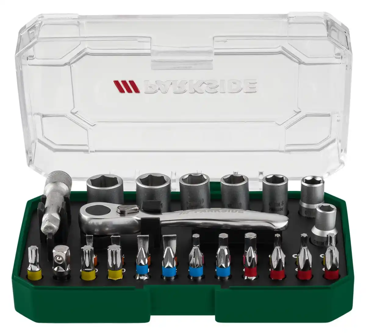 Bild 1 von PARKSIDE® Bit- und Steckschlüssel-Set mit Ratsche, 31-teilig