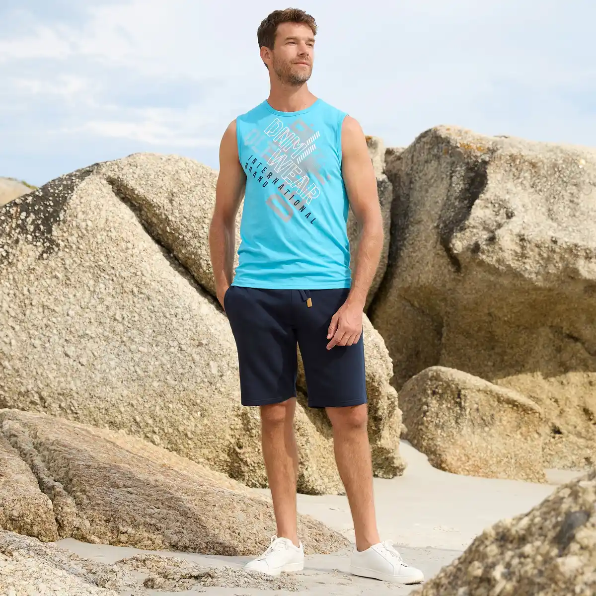 Bild 1 von Herren-Bermudas mit elastischem Bund