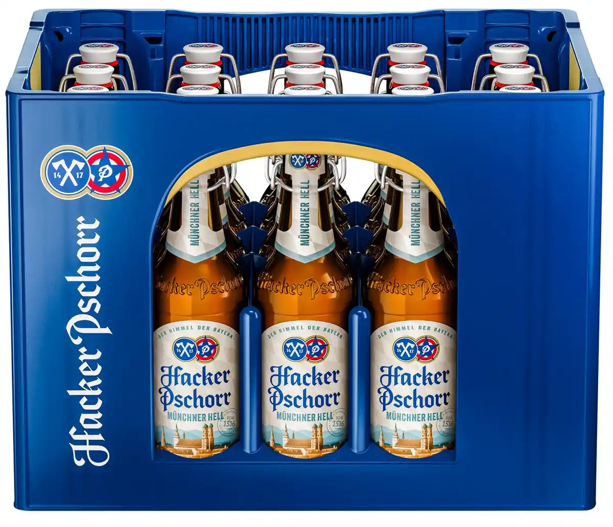 Bild 1 von HACKER PSCHORR Münchner Hell, Ka. 20 x 0,5-l-Fl.