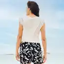 Bild 4 von Damen-T-Shirt mit Spitze
