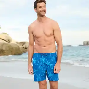 Herren-Badeshorts mit All-Over-Print