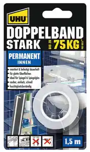 UHU Doppelseitiges Klebeband STARK, Rolle