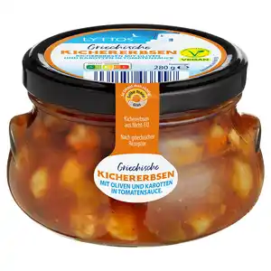 LYTTOS Griechische Beilagen 280 g, Kichererbsen in Tomatensauce