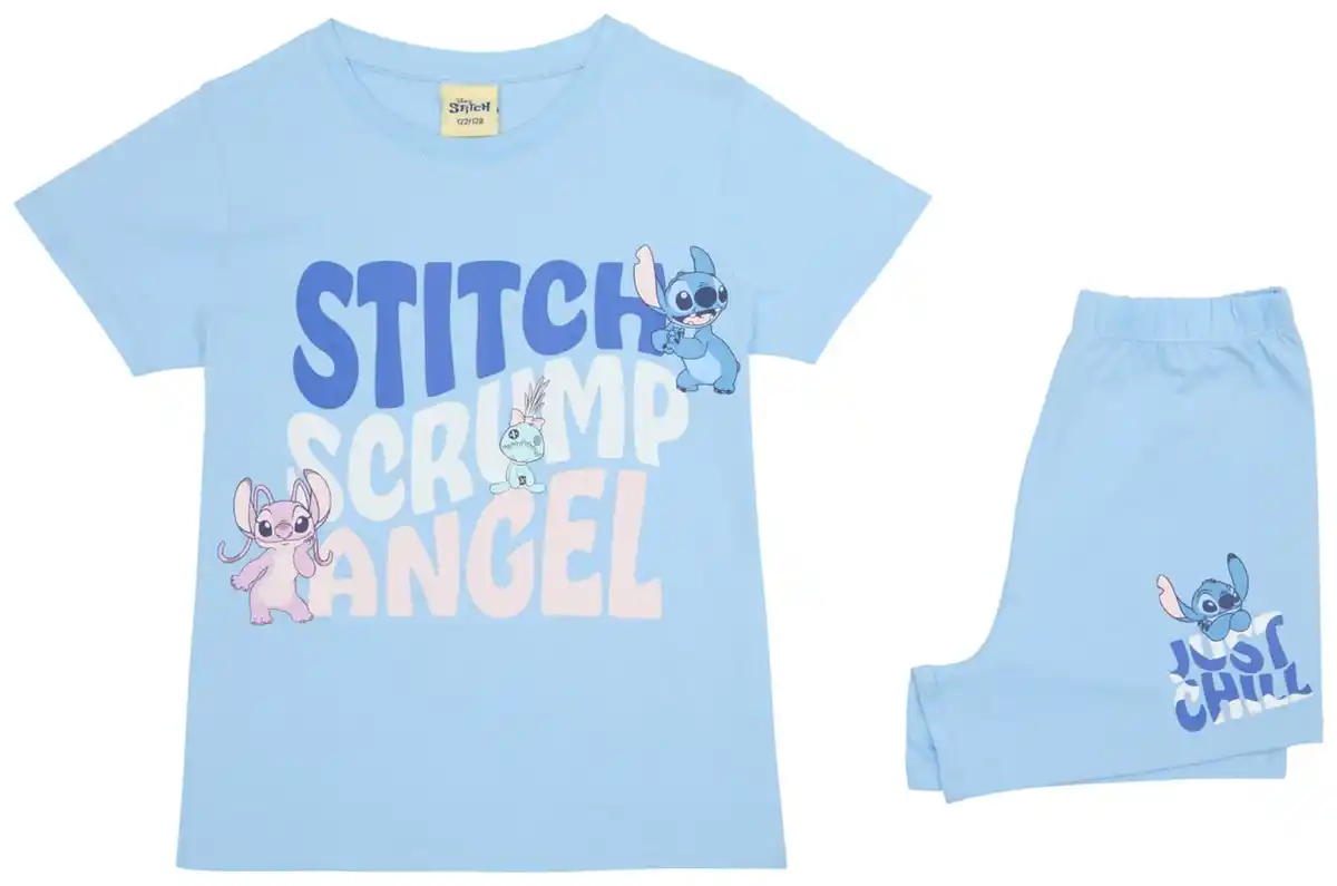 Bild 2 von Shorty-Pyjama »Stitch«, 2-teilig