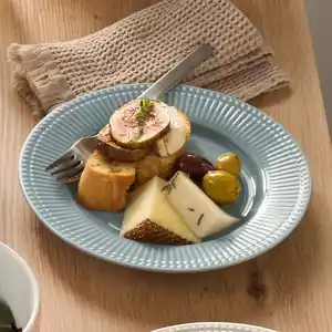 Dessertteller aus Porzellan, Ø ca. 20,4x2,2cm