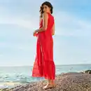 Bild 1 von Damen-Kleid mit V-Ausschnitt