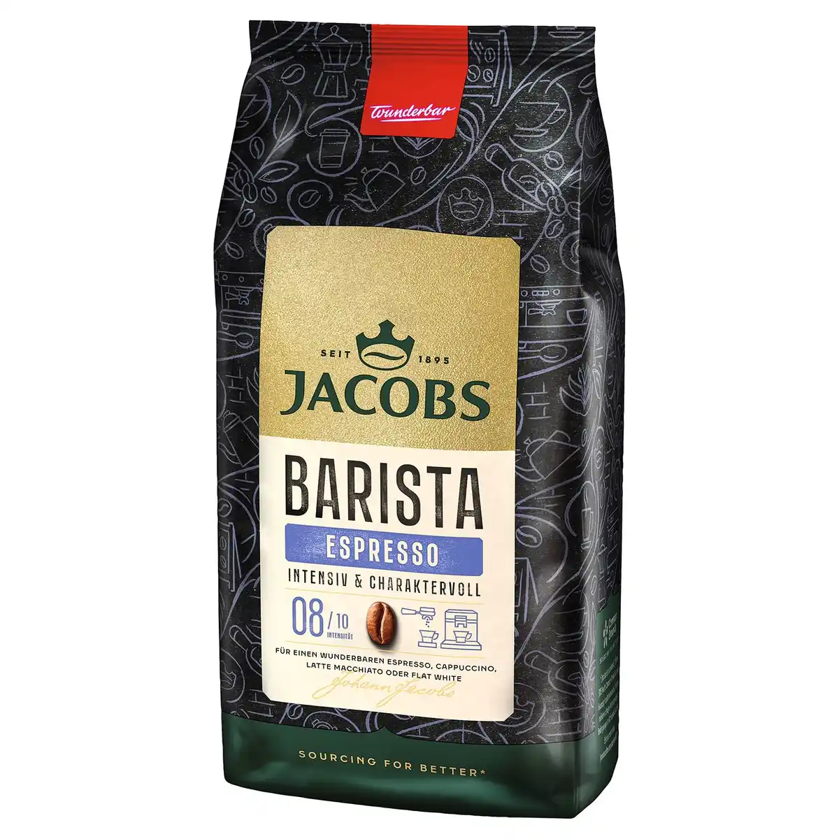 Bild 1 von JACOBS Barista Kaffee 1 kg, Espresso