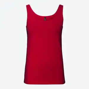 Damen-Top mit Streifenborte
