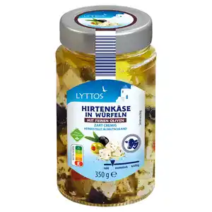 Weisskäse in Würfeln 350 g, Oliven
