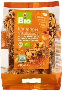 K-BIO Knuspriges Bio-Vitalgebäck, 200-g-Packg.
