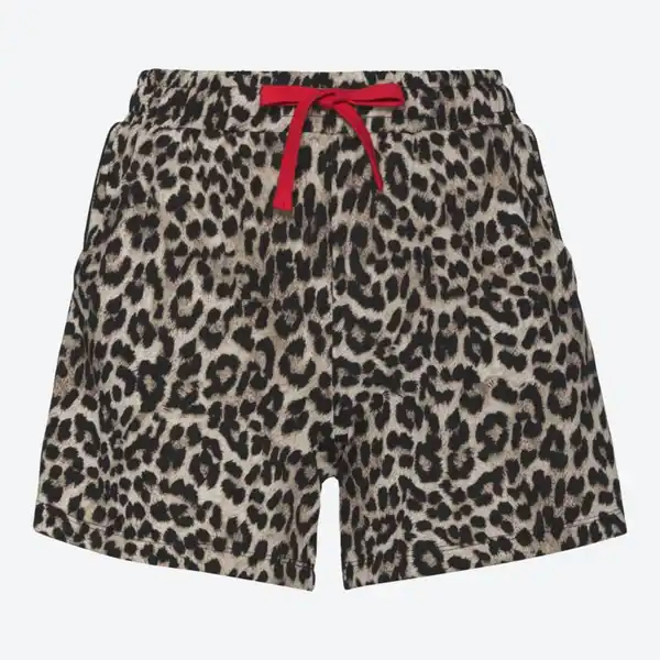 Bild 2 von Damen-Shorts mit Streifenborte und Leo-Muster