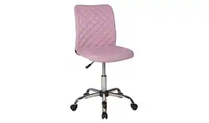 Bürostuhl Drehstuhl höhenverstellbar Microfaser rosa - MILO