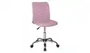 Bild 1 von Bürostuhl Drehstuhl höhenverstellbar Microfaser rosa - MILO