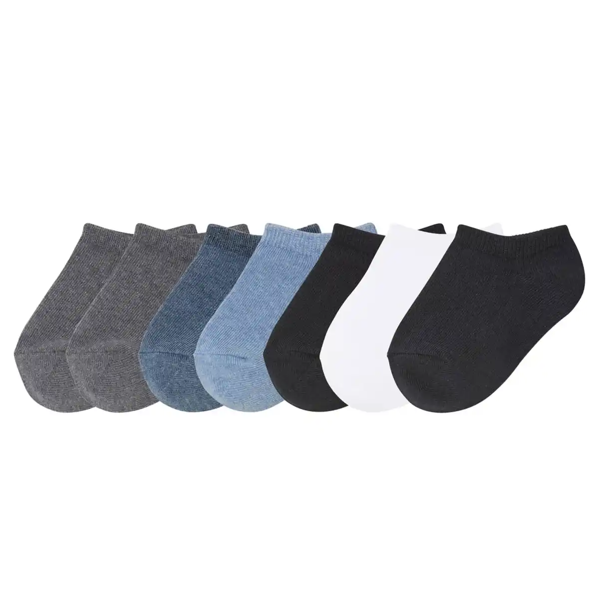 Bild 1 von KUNIBOO® Kinder-Sneakersocken, 7 Paar