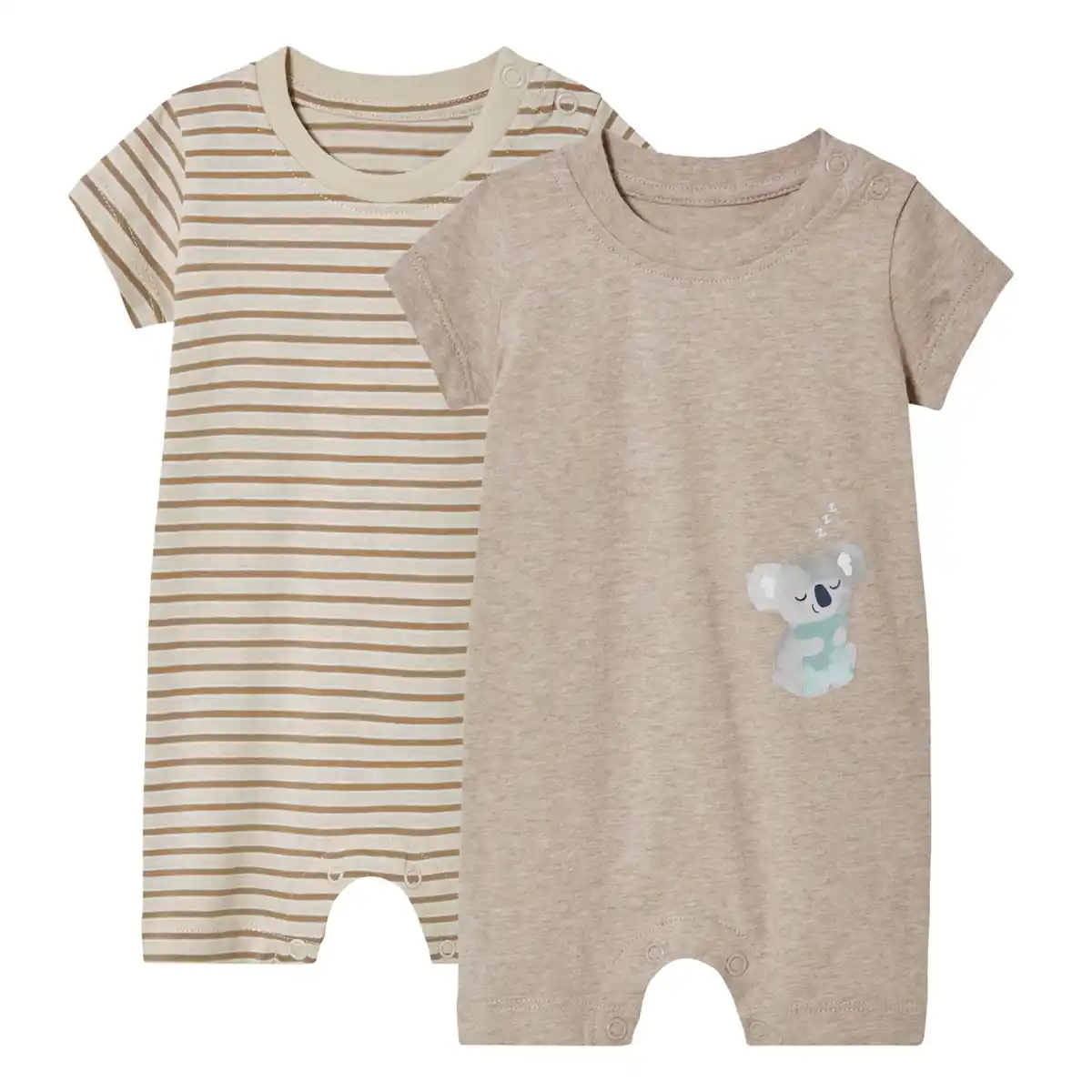 Bild 1 von KUNIBOO® Baby-Schlafoveralls, 2-St.-Packg.