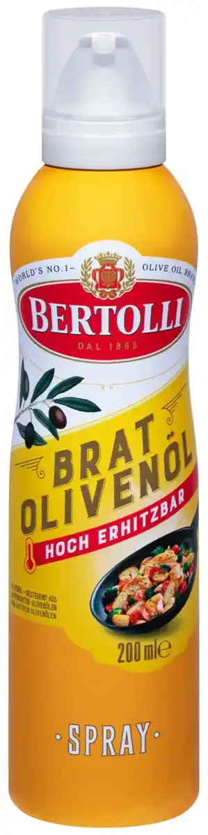 Bild 1 von BERTOLLI Air-Fryer- oder Brat- Olivenöl-Spray, 200-ml-Dose