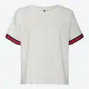 Bild 3 von Damen-T-Shirt mit Streifenborte