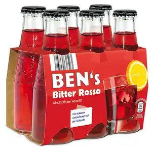 SAN BENEDETTO Bens Bitter Rosso 6x 98 ml