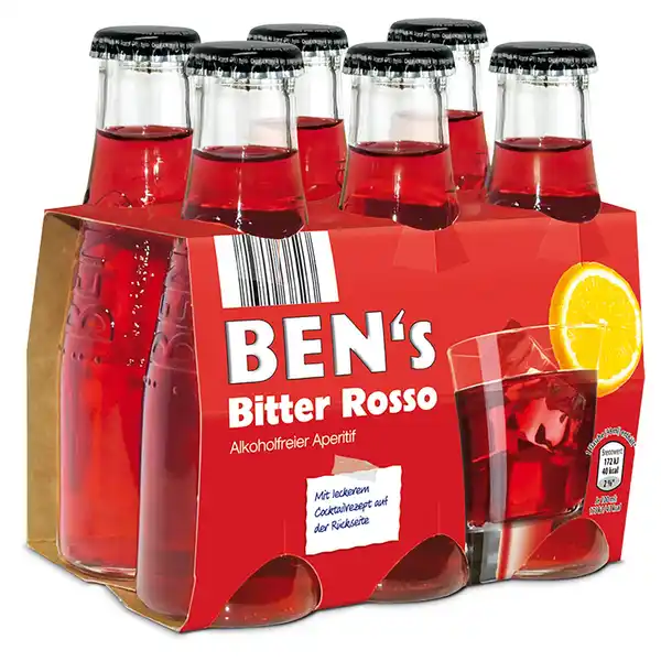 Bild 1 von SAN BENEDETTO Bens Bitter Rosso 6x 98 ml