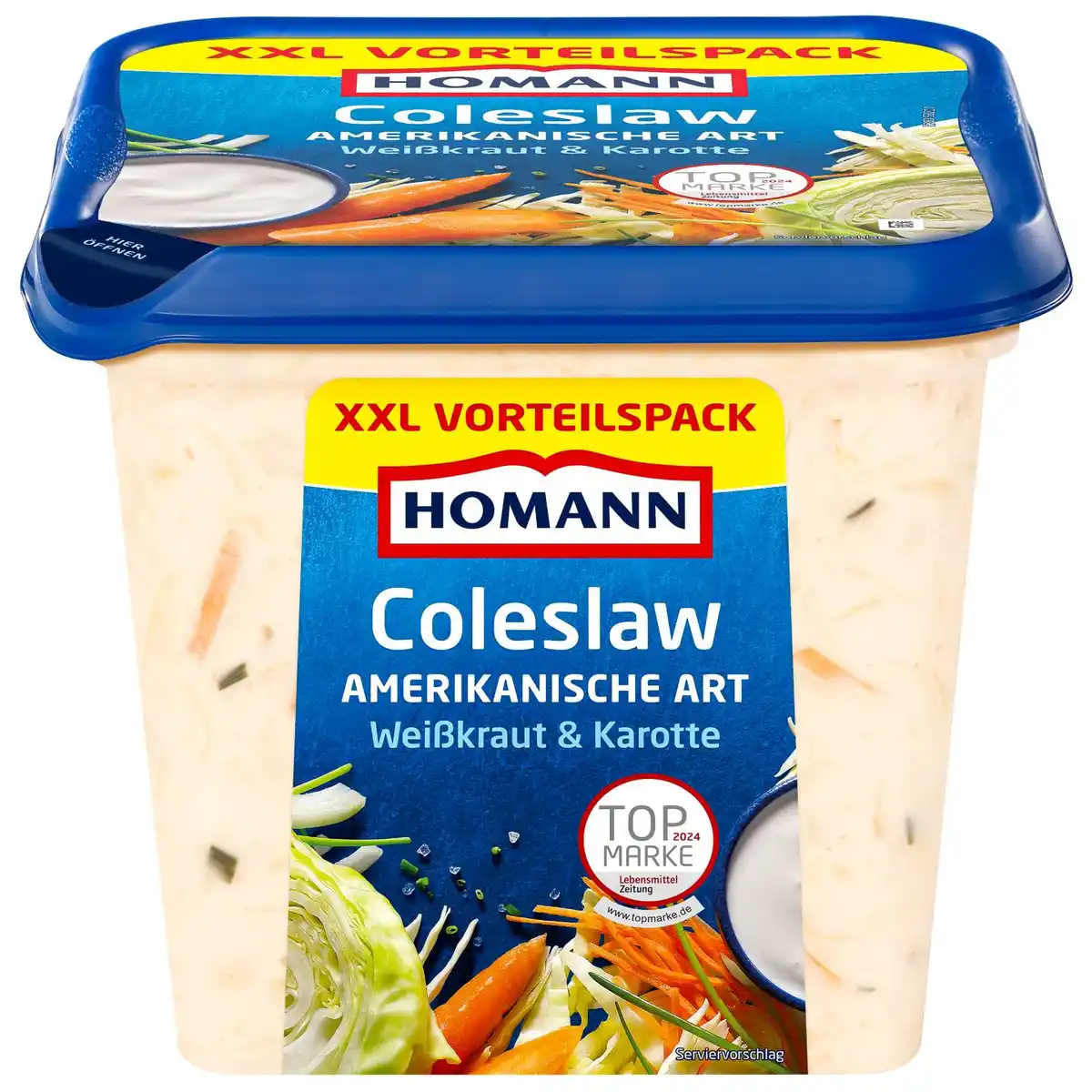 Bild 1 von HOMANN Beilagensalat XXL, 850-g-Becher