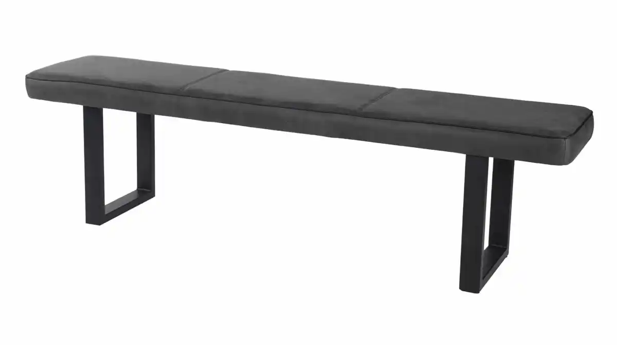 Bild 1 von Sitzbank 180 cm Microfaser anthrazit Bank - TARA