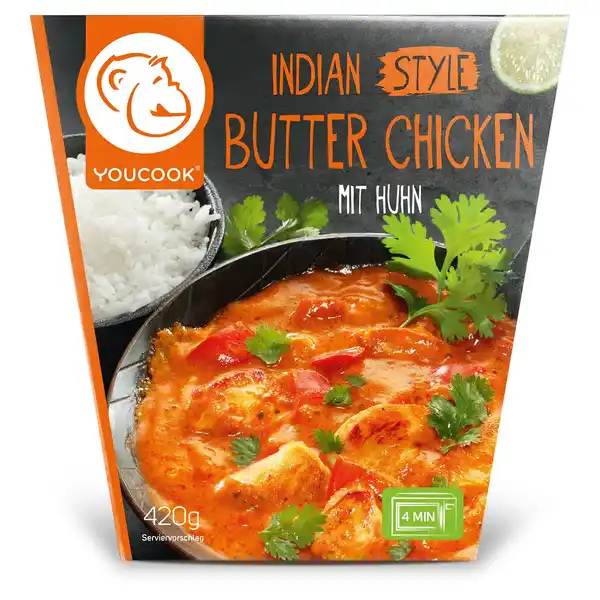 Bild 1 von YouCook Fertiggerichte 420 g, Butter Chicken
