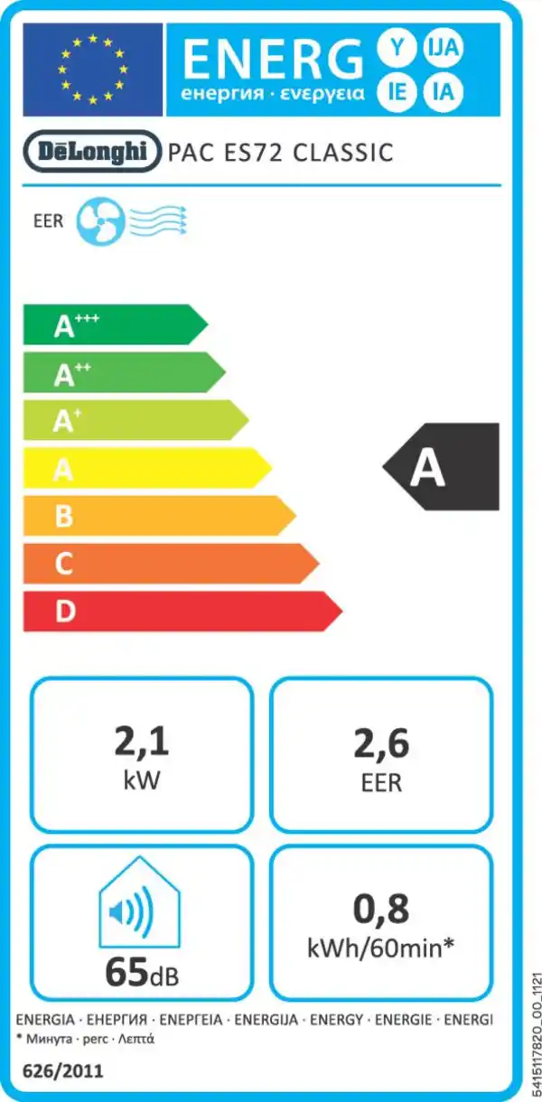 Bild 4 von DE'LONGHI Mobiles Klimagerät »Pinguino Compact PAC ES72«