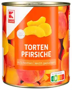 K-CLASSIC Tortenpfirsiche, 820-g-Dose