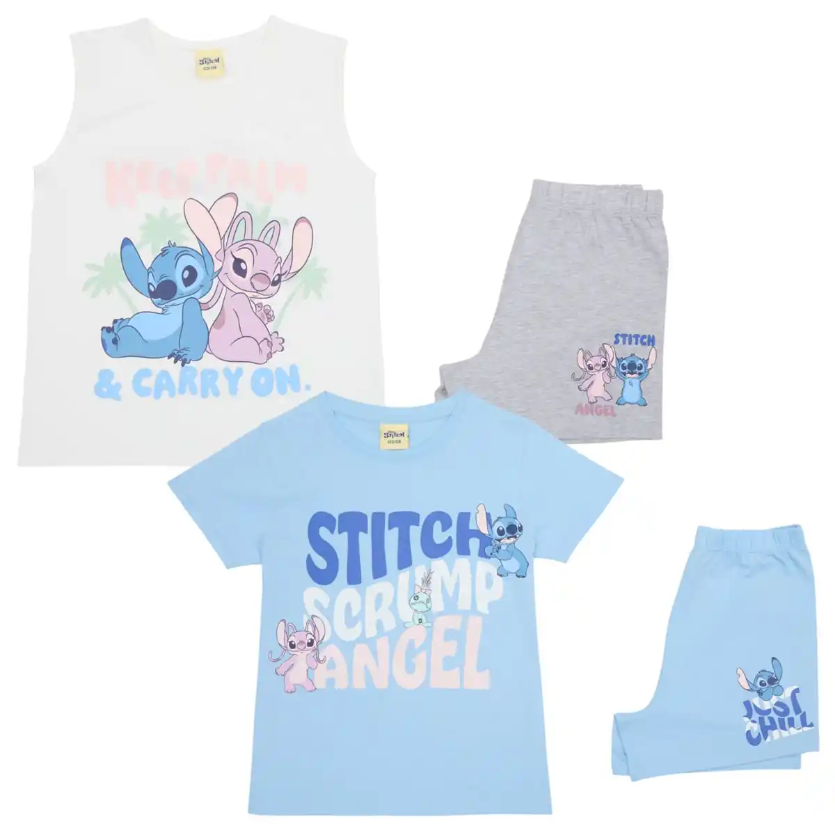 Bild 1 von Shorty-Pyjama »Stitch«, 2-teilig