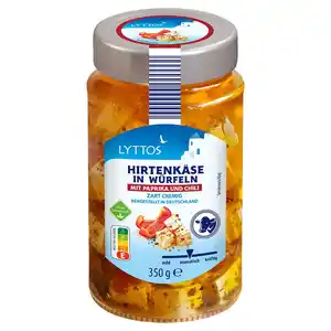 Weisskäse in Würfeln 350 g, Paprika-Chili