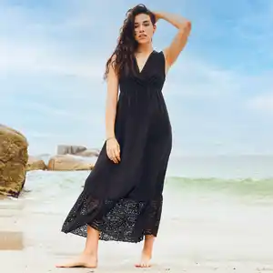 Damen-Kleid mit V-Ausschnitt